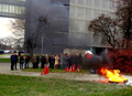 Ćwiczenia przeciwpożarowe pracowników KUL - 09.11.2015 r.